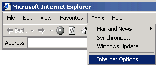 IE - Options